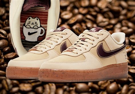 nike air force 1 coffee shoes